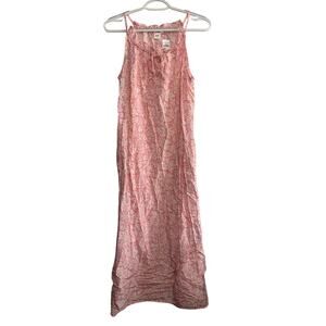 NWT Gap Floral Sleeveless Tie Neck Halter‎ Midi Dress Womens Medium cottagecore